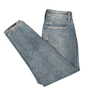 SO Goods for Life Womens Size 3/26W High Rise Mom Jeans Classic Light Wash Style